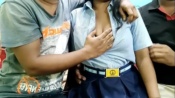 Two boys fuck college girl|Hindi Clear Voice Video keren yang keren