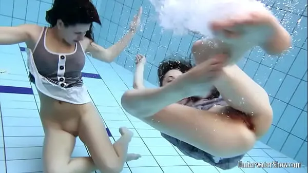 Populaire Russians underwater Aneta with Janka and Andrejka alone coole video's