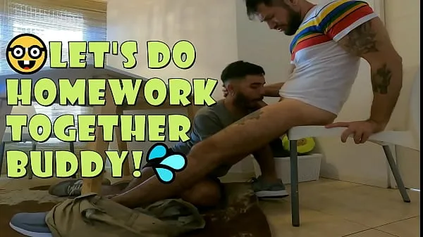 Hot Fellow Students Bareback Fuck & Rimming to Relax - Huge Cumshot -With Alex Barcelona cool Videos