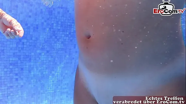 Heta Blonde German bitch bangs on vacation at Ballermann coola videor