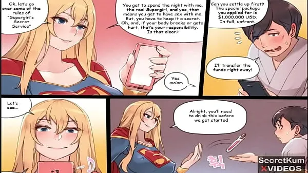 Supergirl - Marvel Super hero is a dirty prostitute at Night Video thú vị hấp dẫn