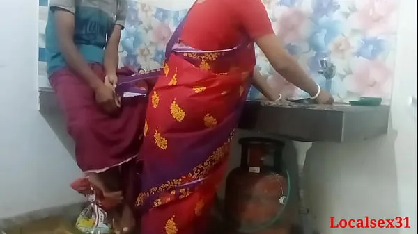 Hot Desi Bengali desi Village Indian Bhabi Kitchen Sex In Red Saree ( Official Video By Localsex31 cool Videos
