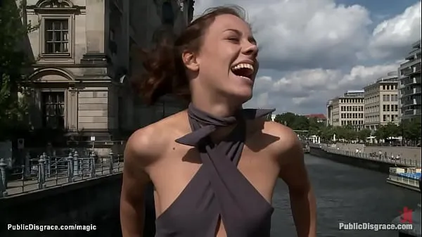 German babe humiliated on the streets Video keren yang keren