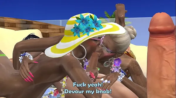 Hot GRANNY TREAT 5 - Crazy granny blowjobs aboard the Granny Cruise - Sims 4 cool Videos