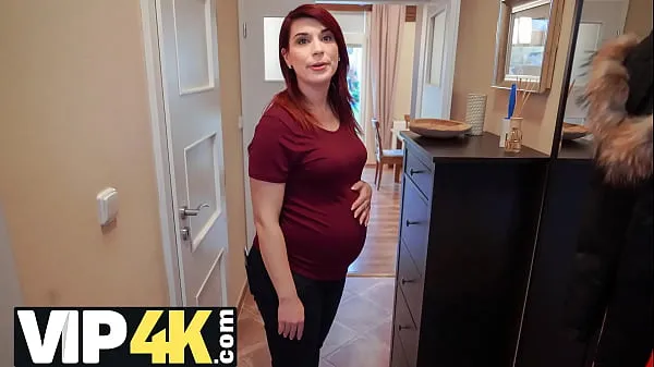 Hot DEBT4k. Bank agent gives pregnant MILF delay in exchange for quick sex cool Videos