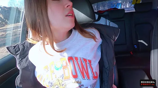 Hot Real Russian Teenager Hitchhiker Girl Agreed to Make DeepThroat Blowjob Stranger for Cash and Swallowed Cum - MihaNika69 and Michael Frost cool Videos