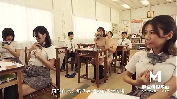 Gorące Trailer-MDHS-0009-Model Super Sexual Lesson School-Midterm Exam-Xu Lei-Best Original Asia Porn Video fajne filmy