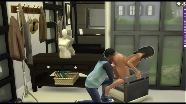 Populaire SIMS 4 - EBONY COUPLE HAS A QUICK HARD FUCK coole video's