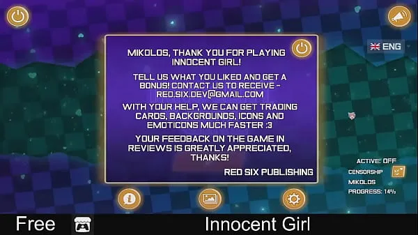 Horúce Innocent Girl p2(Paid steam game) Sexual Content,Nudity,Casual,Puzzle,2D skvelé videá