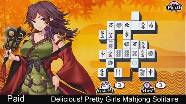 Καυτά Delicious! Pretty Girls Mahjong Solitaire Shingen δροσερά βίντεο