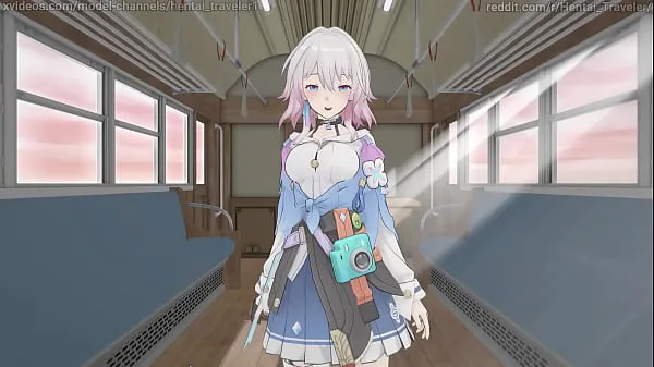 حار Honkai Star Rail: March 7, he guides Stelle and shows her all the carriages of the Astral Express بارد أشرطة الفيديو