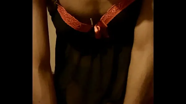 Hot Bottom sissy in lingerie kule videoer