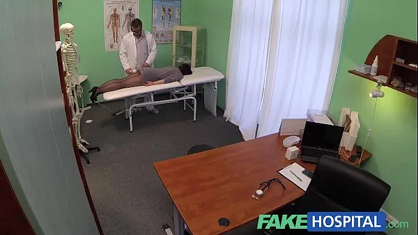 Hot Fake Hospital G spot massage gets hot brunette patient wet cool Videos