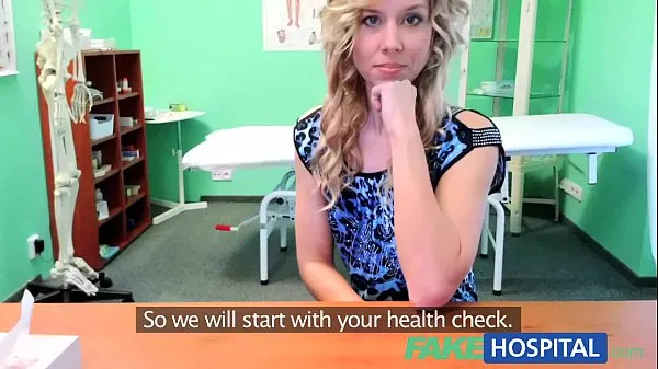 حار Fake Hospital Doctor offers blonde a discount on new tits in exchange for a good بارد أشرطة الفيديو
