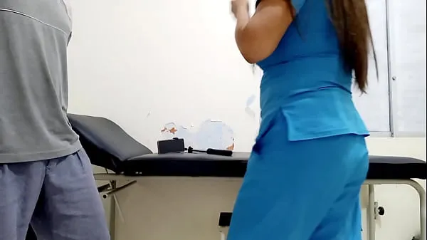Hot The sex therapy clinic is active!! The doctor falls in love with her patient and asks him for slow, slow sex in the doctor's office. Real porn in the hospital cool Videos