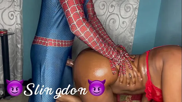 Hot Spiderman saved the city then fucked a fan cool Videos
