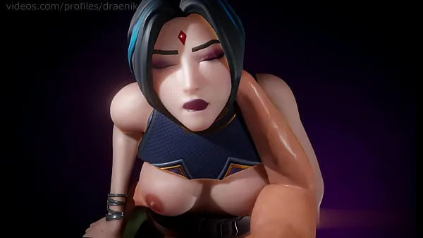 Hot Animation with Raven (DC) from Fortnite 1080 60fps cool Videos