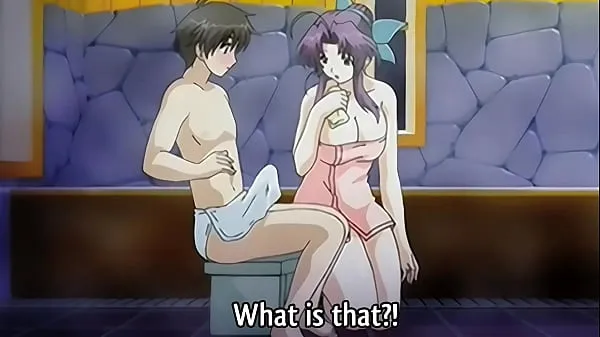 Horúce Step Mom gives a Bath to her 18yo Step Son - Hentai Uncensored [Subtitled skvelé videá