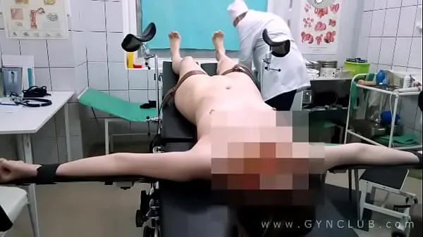 뜨겁Gyno orgasm on gyno chair 멋진 동영상