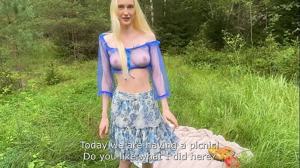 Hot She Got a Creampie on a Picnic - Public Amateur Sex cool Videos