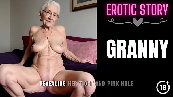 Hotte GRANNY Story] Granny's First Time Anal with a Young Escort Guy seje videoer