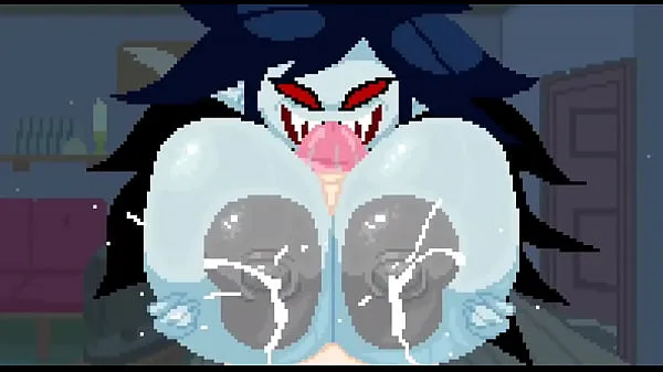 Hot Marceline sucking on her tits while you make her deepthroat you cool Videos
