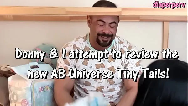 گرم Trying new adult diapers ABU Tiny Tails with Donny ٹھنڈے ویڈیوز